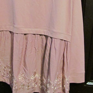 Isabel "Old Rose" Top Large NWT Long Sleeves
